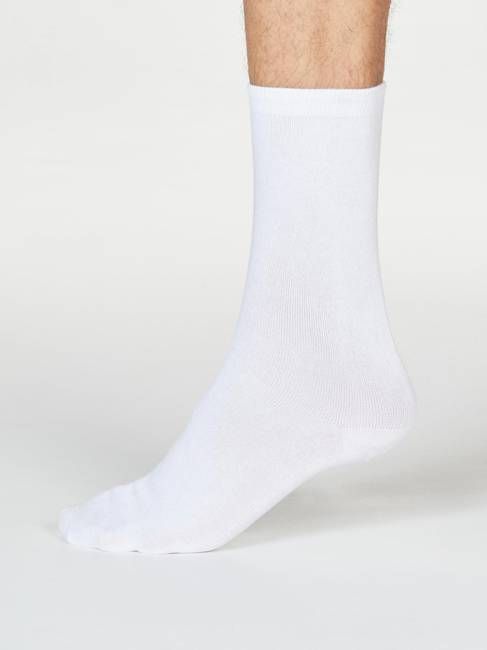 Jimmy Bamboo Socks - White