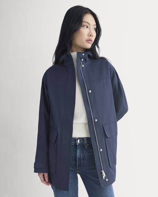 Hooded Field Jacket | Navy