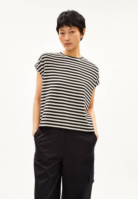 JAANISA KNITTED STRIPE| kitt-black