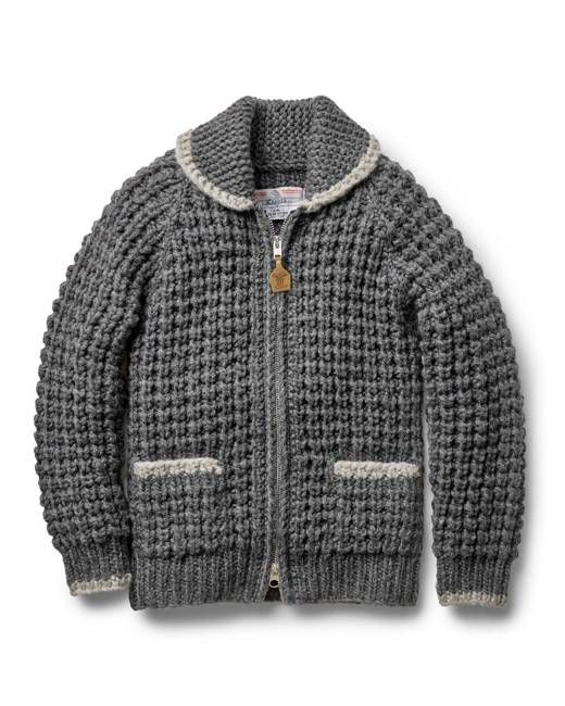 The Seawall Hand-Knit Sweater in Heather Graphite