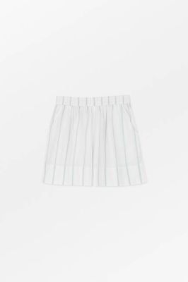 Vetiver shorts - White/Navy stripe