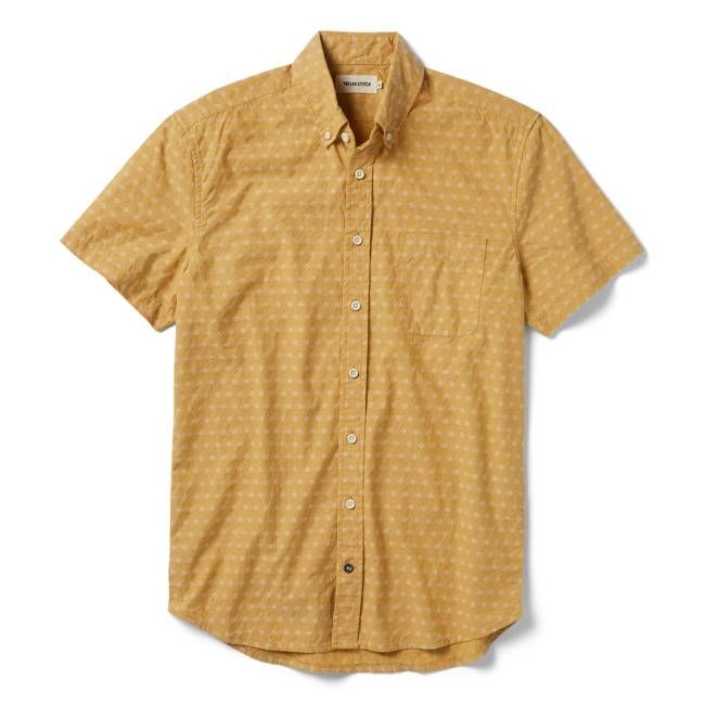 The Short Sleeve Jack in Gold Diamond