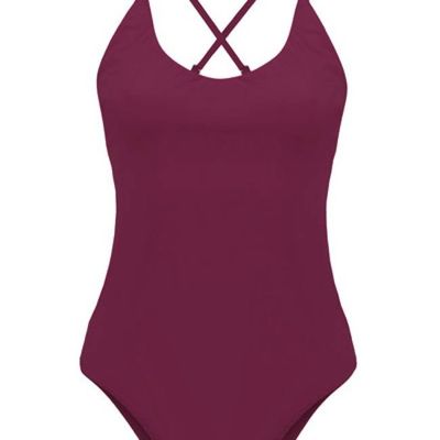 Recycling Badeanzug Frøya tinto (rot) - kaufen