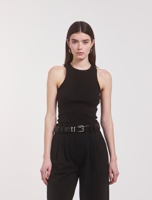 Super Compact Rib Tank in Black