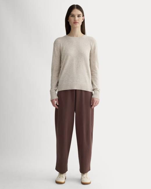 The Off-Duty Barrel Pant | Dark Mahogany