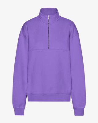 Organic Quarter Zip - Ultra Violet