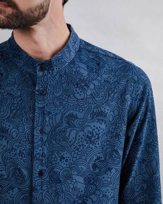 Baby Cord Noodles Mao Shirt