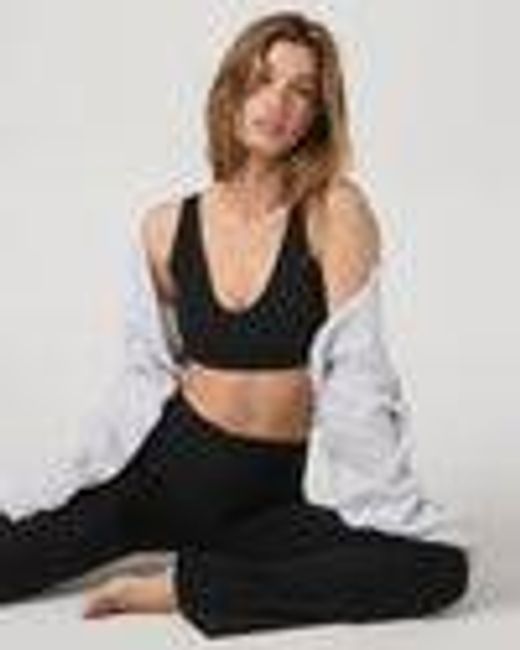 Elevation Rhythm Bra | Black Heather | Vuori