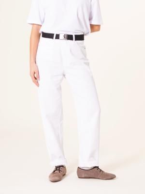 PANTALONES MOMFIT DE MUJER TULSA WHITE