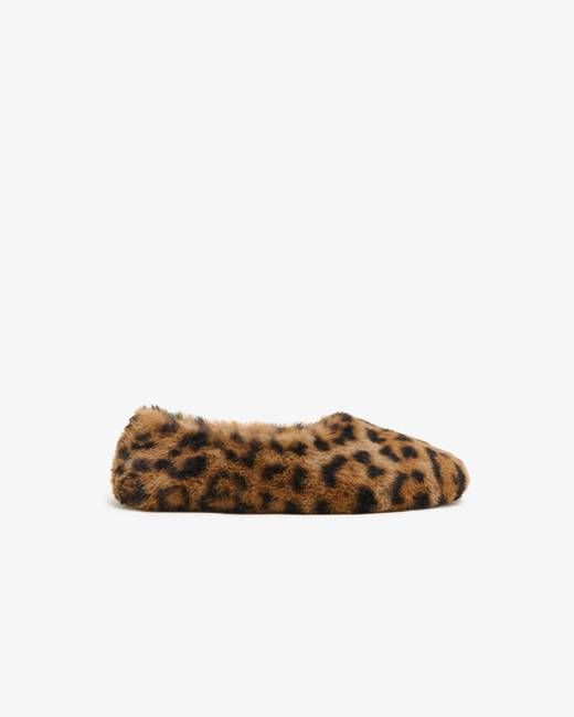 Magda Leopard Flat Slipper