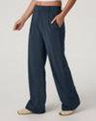 Villa Pinstripe Trouser Pant - Long | Navy Pinstripe Pants | Vuori