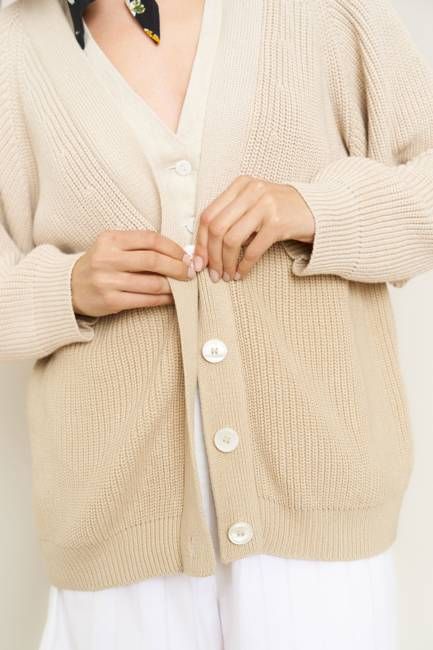 Sample Sale Chloe Cardigan in Oatmeal