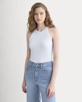 Luxe Rib Racerback Tank | Skywriting