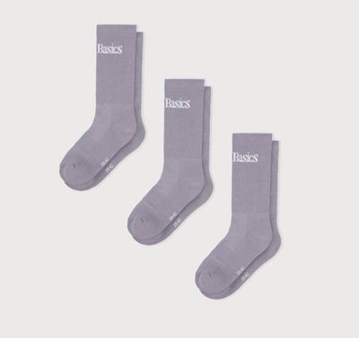 Core Logo Crew Socks 3-Pack