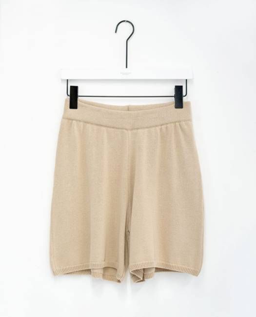 Gertie Organic Cotton Shorts in Sand