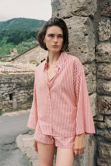 The Domenic Blouse | Candy Stripe