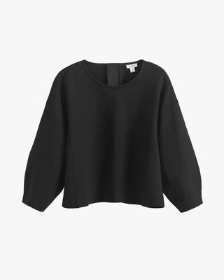 Ponte Balloon Sleeve Top