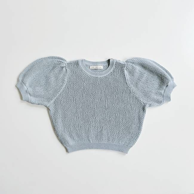 Mimi Knit Top, Azul, Size 6
