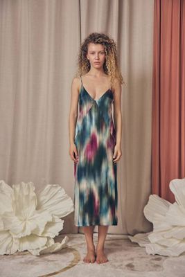 Printed Strapy Midi Dress - ARCHIVE SALE
