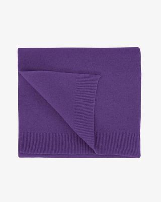 Merino Wool Scarf - Ultra Violet