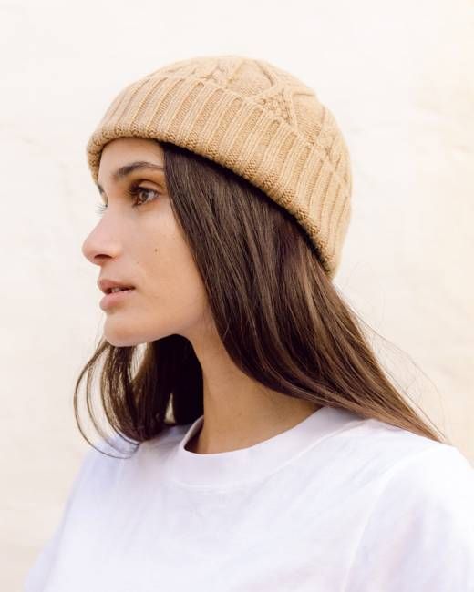 Glenda Lambswool Hat In Brown Sugar