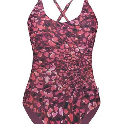 Recycling Badeanzug Frøya Juvel + tinto (rot) - kaufen