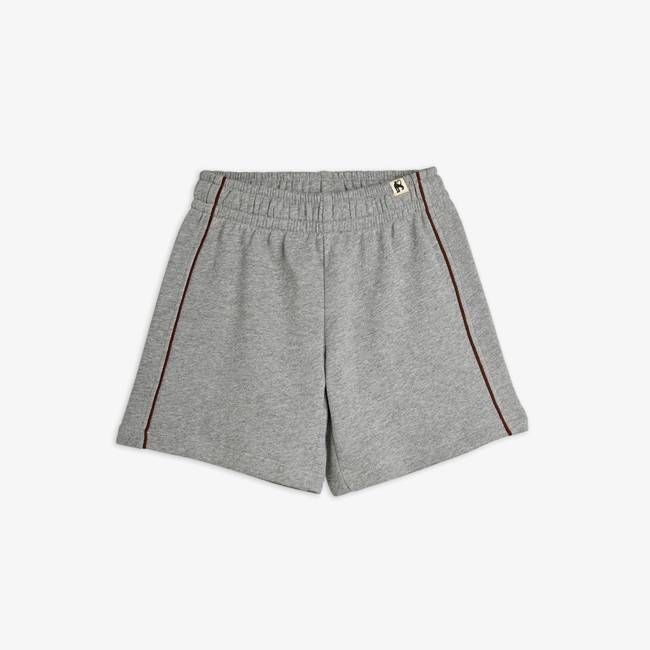 Plain Contrasting Piping Sweatshorts