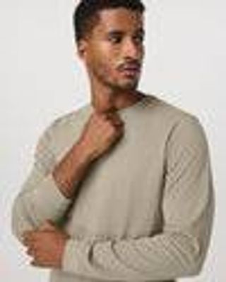 Long Sleeve Tuvalu Tee | Men's Lightweight Truffle Shirt | Vuori