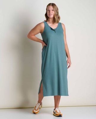 Piru Henley Midi Tank Dress