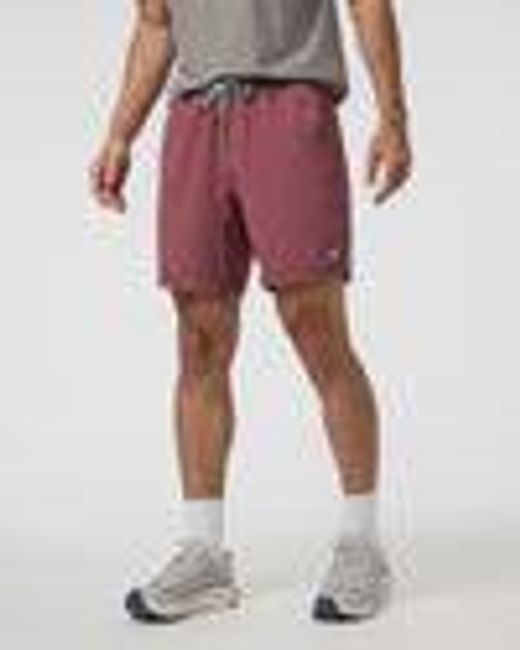 Kore Short Unlined 7" | Saltwater Red Athletic Shorts | Vuori