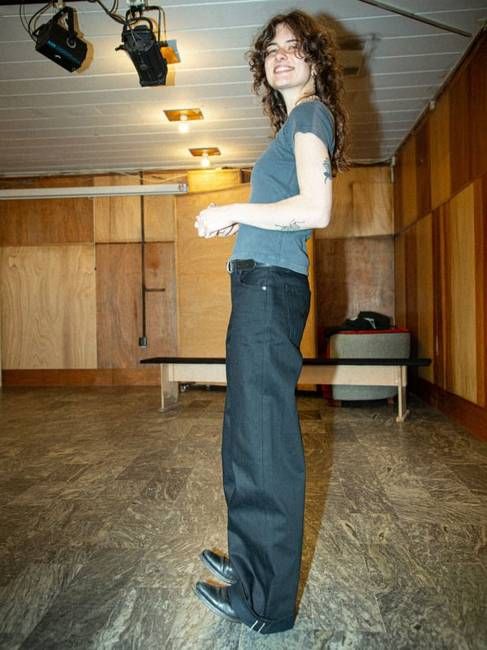 Wide Heidi Space Black Selvage | Nudie Jeans