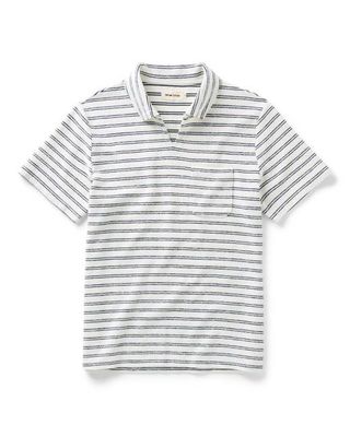 The Meridian Polo in Marine Stripe