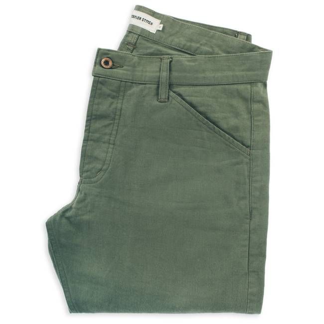 The Camp Pant in Olive Drab Selvage