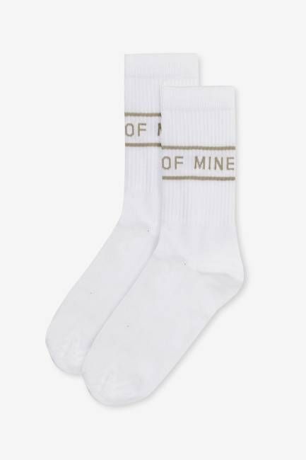 Socks with heart black