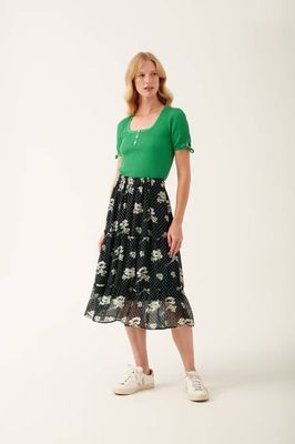 Lizzie Floral Dot Skirt