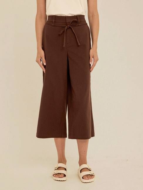 Bemmie Stretch Twill Relaxed Capri Pant