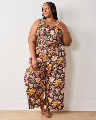 Mushroom Medley - Tall Eco Satin Sadie Set - Truffle
