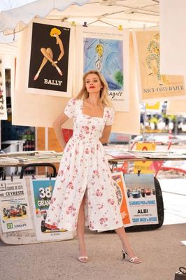 Estelle Button Down Dress