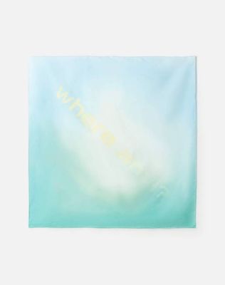 Silk Scarf - Green