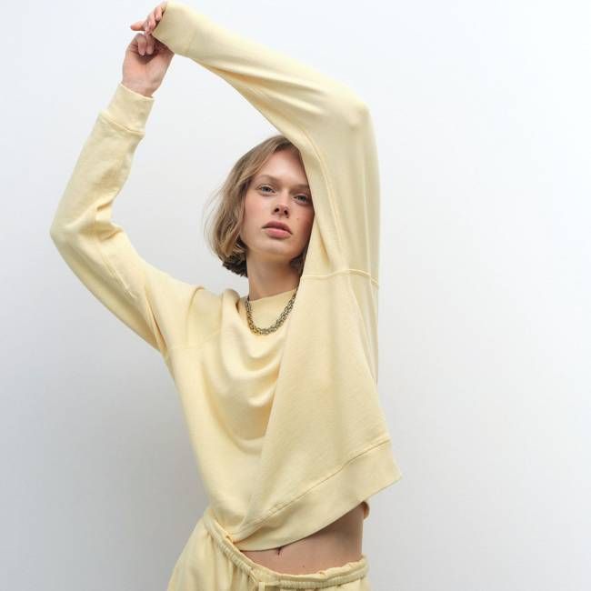 Organic Lightweight Terry Raglan Sweatshirt