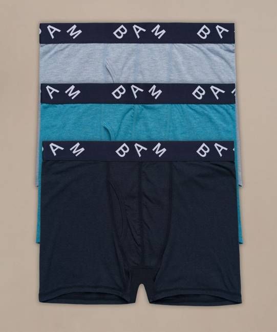 Regular Fitted Air Bamboo Boxers - 3 Pack