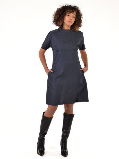 Grace Mini Dress - Denim - Kurinji
