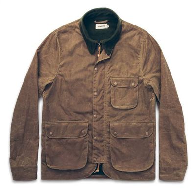 The Rover Jacket in Field Tan Waxed Canvas