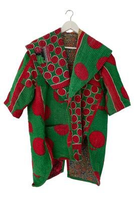 NEW! Vintage Stories Kantha Hoodie No. 1