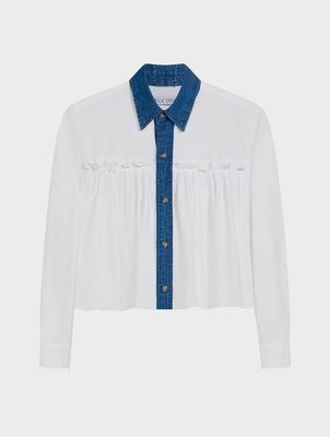 Celia Shirt Denim Cotton Poplin