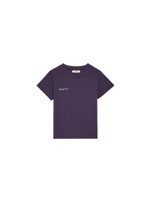 Archive Kids' Fruitful 365 Organic Cotton T-shirt—blackberry purple