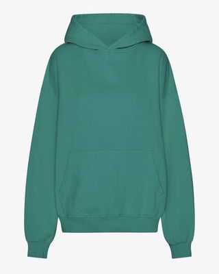 Organic Oversized Hood - Pine Green