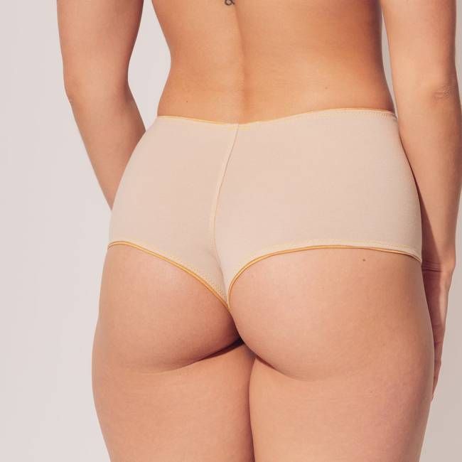 Organic Cotton Cheeky Hipster - Almond