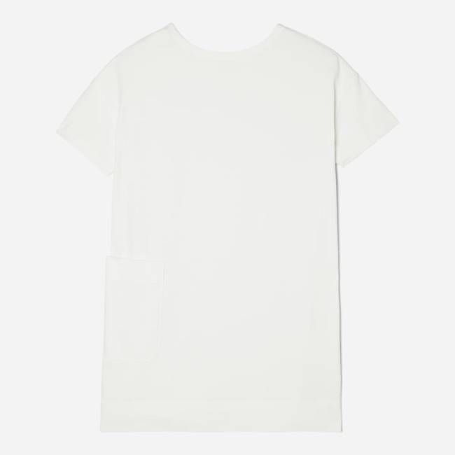 The Oversized Mariner Dress | White