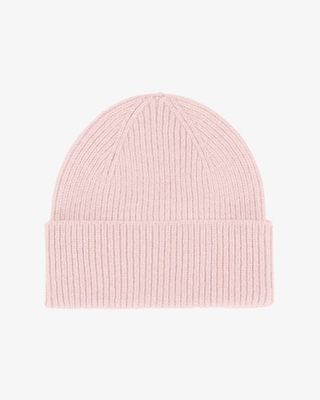 Merino Wool Beanie - Faded Pink